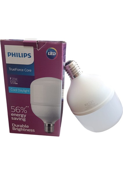 Phillips 55 W LED 7000 Lümen %56 Enerji Tasarrufu E40 A++ Beyaz LED Lamba