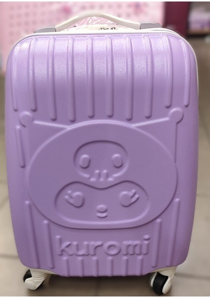 Kuromi Figürlü Lila Çocuk Valizi (45CM*26CM*20CM) AD41994 modelleri