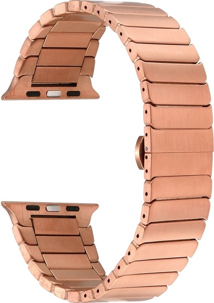 ​​​watch 7 41MM Kordon Uyumlu Krd-79 Metal Strap Kayış Kflg - Rose Gold modelleri