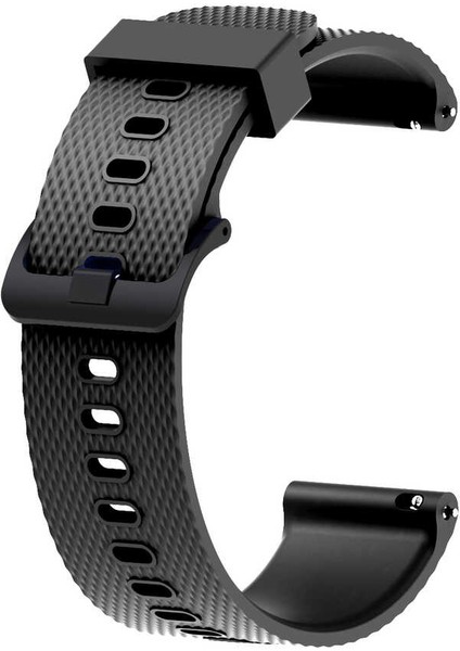 Galaxy Watch 42MM Krd-46 20MM Uyumlu Kordon Kflg - Siyah