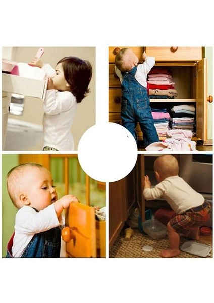 Çocuk Dolap ve Çekmece Kilidi 12 Li Paket indirimleri