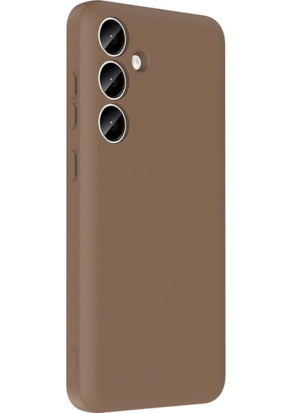 Galaxy S24 Fe Kılıf Kamera Korumalı Kartlık Hazneli Frm Vitra Kapak - Pembe
