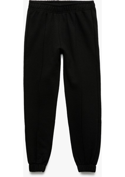 Beli Lastikli Şardonlu Basic Jogger Eşofman Altı