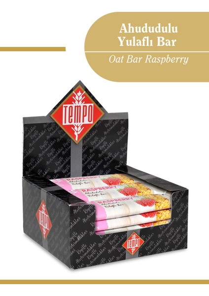 Ahududulu Yulaflı Bar 40 G x 12 Adet