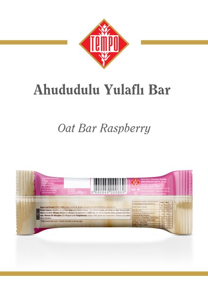 Ahududulu Yulaflı Bar 40 G x 12 Adet fırsatları