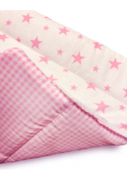 Lüks Nakışlı Alt Açma Minderi - Pembe