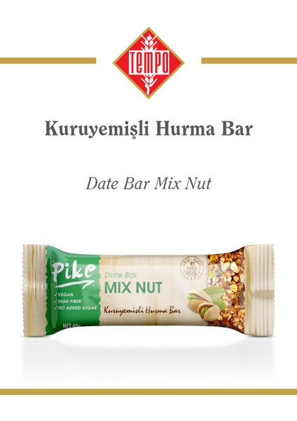 Kuruyemişli Hurmalı Bar 40 G x 12 Adet fiyatları
