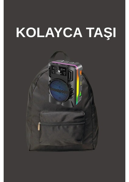 Taşınabilir Bluetooth Hoparlör – Rgb Işıklı, Extra Bass, Radyolu, Usb+Sd Girişli, Kablosuz Speaker modelleri