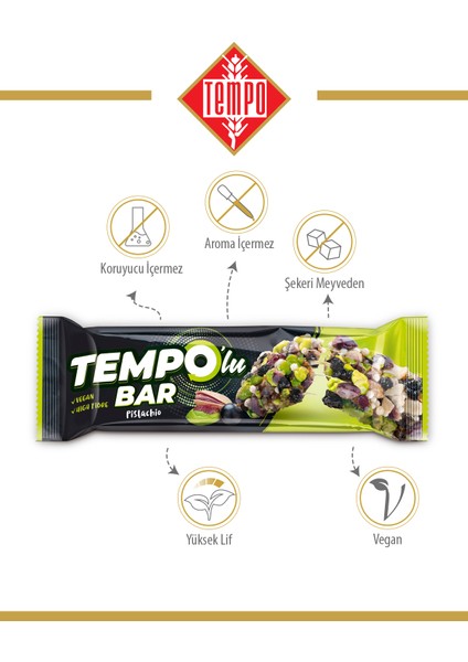 lu Antep Fıstıklı Bar 30 G x 12 Adet modelleri