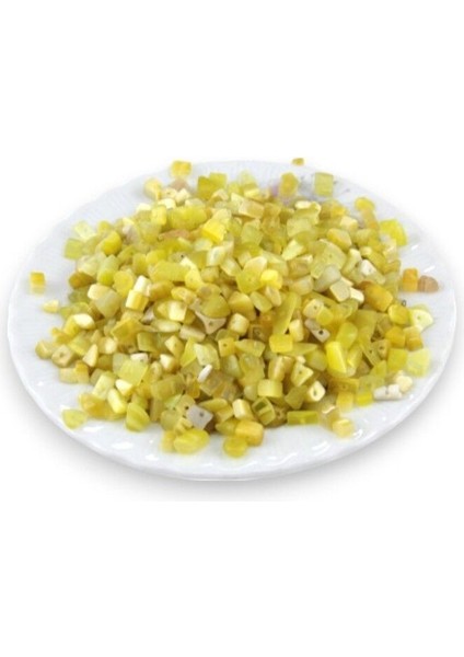Doğal Kırık Sarı Taş Boncuk (200 Adet)