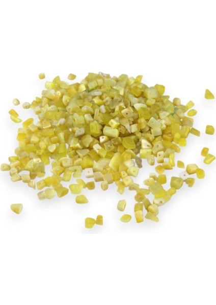 Doğal Kırık Sarı Taş Boncuk (200 Adet) fiyatları