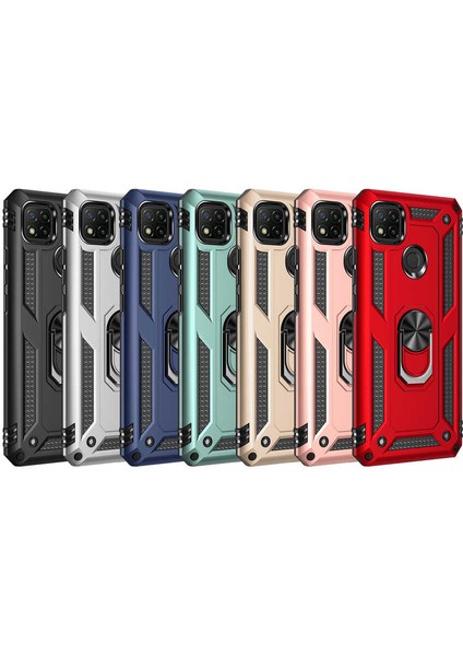 Xiaomi Redmi 9c Kılıf Kflg Vega Kapak-Kırmızı indirimleri