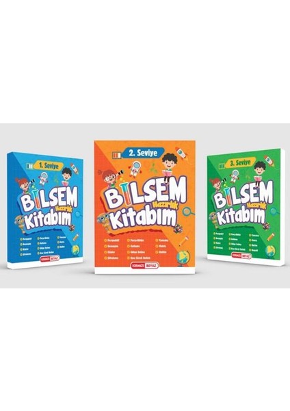 Bilsem Hazırlık Kitabım (1-2-3 Seviye)