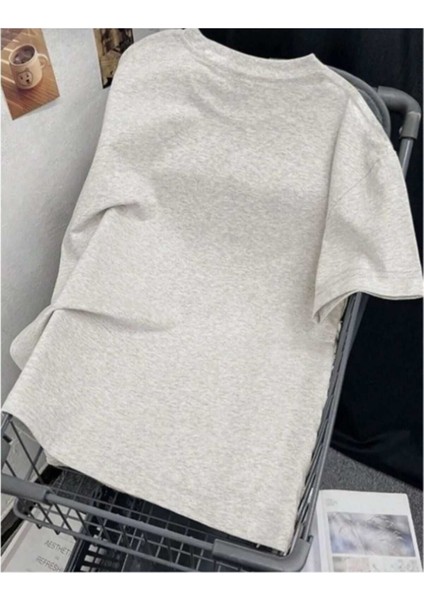 Malkoçbey Vıntagge Baskılı Oversize Unisex Basic T-Shirt fiyatları
