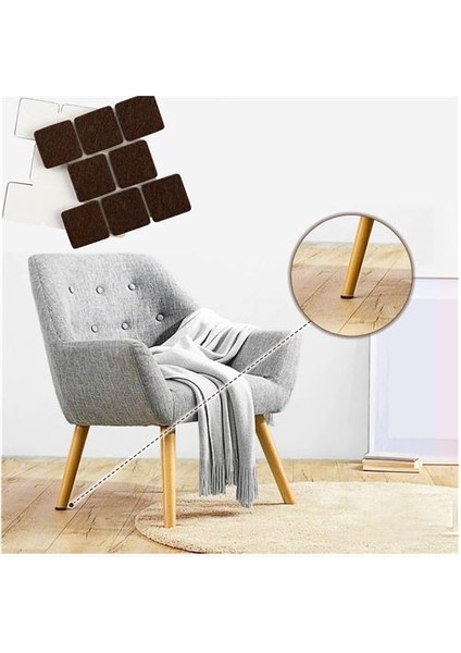 Zemin Koruyucu Keçe 54 Adet 35 mm fırsatları