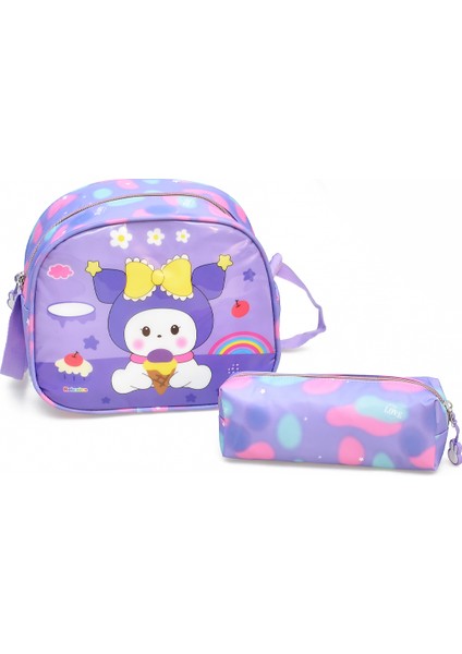 3'lü Ilkokul Çantası Seti Okul Çantası & Termal Beslenme Çantası & Kalemlik 1370 modelleri