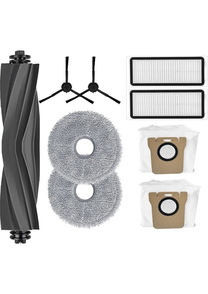 Bot L20 Ultra Robot Süpürge Ana Yan Fırça Paspas Bezleri Paçavralar Hepa Filtre Toz Torbaları Aksesuarlar (Yurt Dışından)