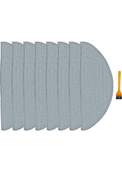 S8 / S8+ Pro G20 Robot Süpürge Için 8 Adet Yedek Paspas Pedi, Mikrofiber Paspas Bezi Süpürge Aksesuarları (Yurt Dışından)