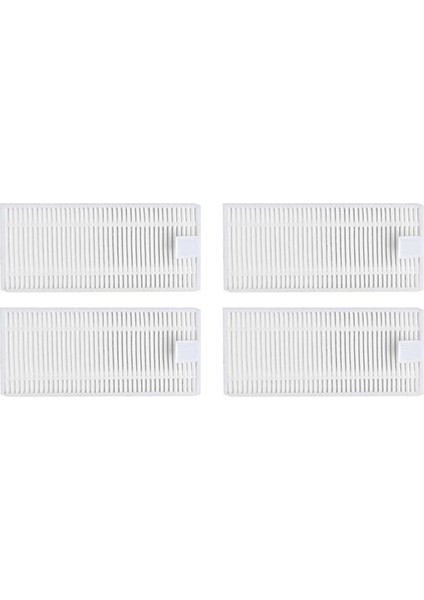 Alpha 2 Pro Robot Süpürgeler Için 4 Adet Yan Fırça Hepa Filtre Yedek Aksesuar Yedek Parça (Yurt Dışından)