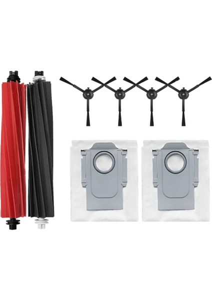 S8 Maxv Ultra / Max Robot Vakum Yedek Parçaları Yıkanabilir Ana Yan Fırça Toz Torbası (Yurt Dışından)