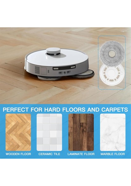 T30 Pro OMNI/T30 OMNI/T30S/T30S Combo Robot Süpürge Yedek Parçaları Için Tutuculu Paspas Bezleri (Yurt Dışından) fırsatları