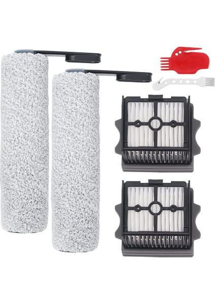Yedek Ana Fırça Hepa Filtresi Floor One S5 Combo Kablosuz Islak Kuru Elektrikli Süpürge Aksesuarları ile Uyumlu (Yurt Dışından)