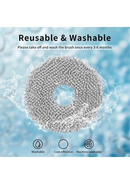 Q / Qrevo Maxv / Qrevo S / Qrevo Pro Robot Süpürge Için Mikrofiber Paspas Bezi Pedi, Yıkanabilir Paspas Parçaları (Yurt Dışından) fırsatları