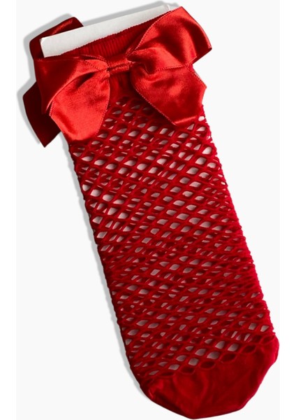 Kız Çocuk File Çorap/kırmızı fiyatları