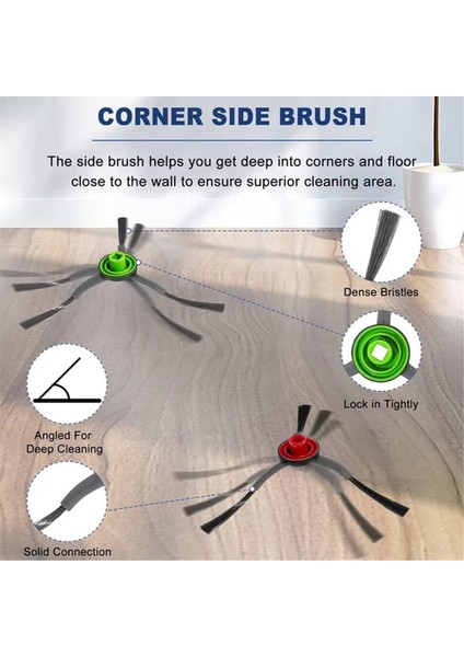 X1 Omni/ T10/ T10 Plus/ Turbo/ T20 T8 / T9+/ N8 N10 Plus Parçaları Için Yan Fırça (Yurt Dışından) fiyatları