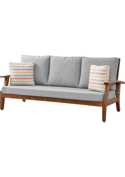 Balkon Bahçe Teras Takım Mobilya Oturma Grubu Masa Sandalye Berjer Gri Sünger Minder Koltuk 3 3 S fiyatları