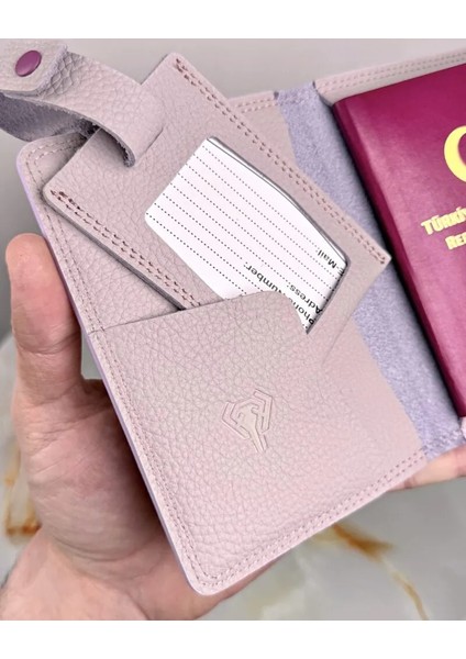 Hakiki Deri Pasaport Kılıfı ve Valiz Etiketi 2038 fiyatları