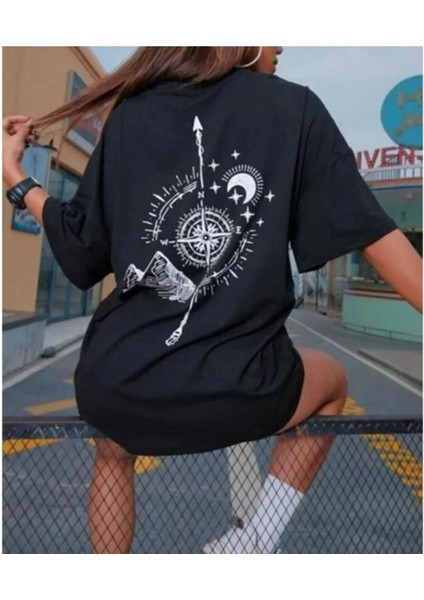 Malkoçbey Arizona Baskılı Oversize Unisex Swaetşhirt