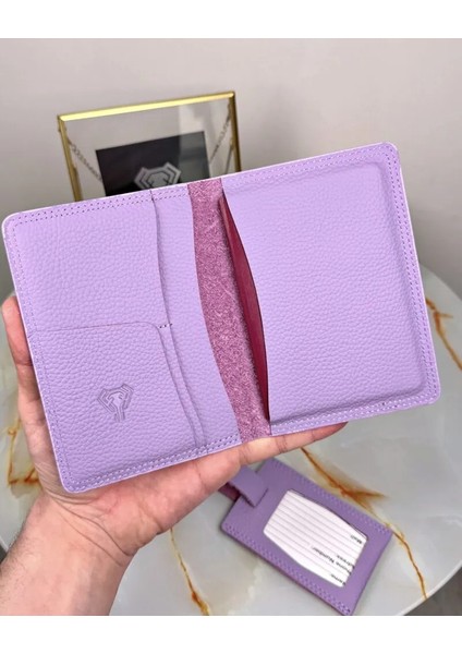 Hakiki Deri Pasaport Kılıfı ve Valiz Etiketi 2038 fırsatları