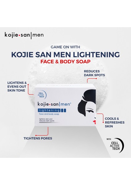 Kojie San Men Erkekler Için Kojik Asitli Sabun 135GR fiyatları