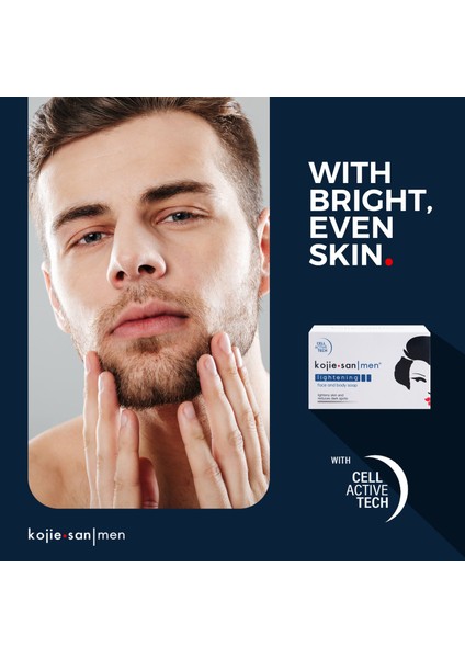 Kojie San Men Erkekler Için Kojik Asitli Sabun 135GR modelleri