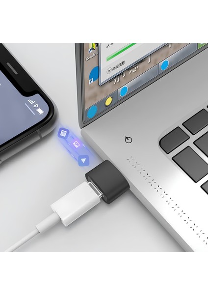 Type-C Dişi To USB Erkek Dönüştürücü 🔄 USB 2.0 Küçük Otg Adaptör – Telefon & Pc Uyumlu