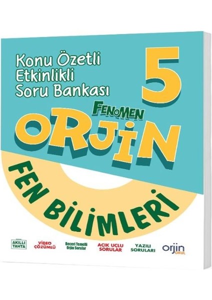 Orjin 5.sınıf Fen Bilimleri Konu Özetli Etkinlikli Soru Bankası