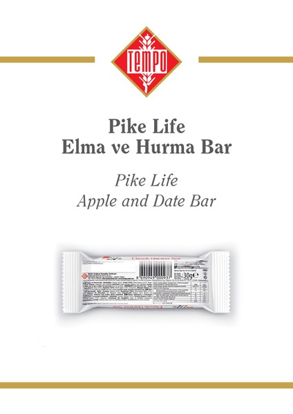 Elma Hurma Fındık Bar 30 G x 12 Adet fırsatları