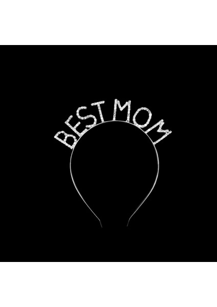 Mom To Be Kuşak ve Best Mom Metal Taç & Baby Shower Set & Beyaz Gümüş Kuşak Gümüş Taç modelleri