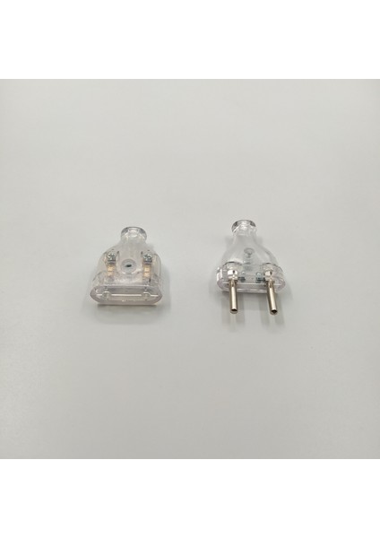 Dekoratif Dişi-Erkek Fiş Takımı Şeffaf