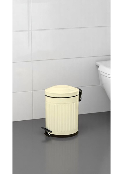 Dörtlü Banyo Seti Krem Vintage