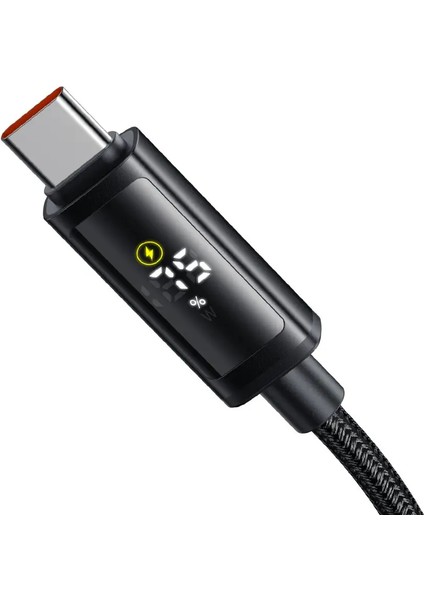 CA-8000 Type-C To Type-C 100W Çift LED Ekranlı 1.2m Kablo fiyatları