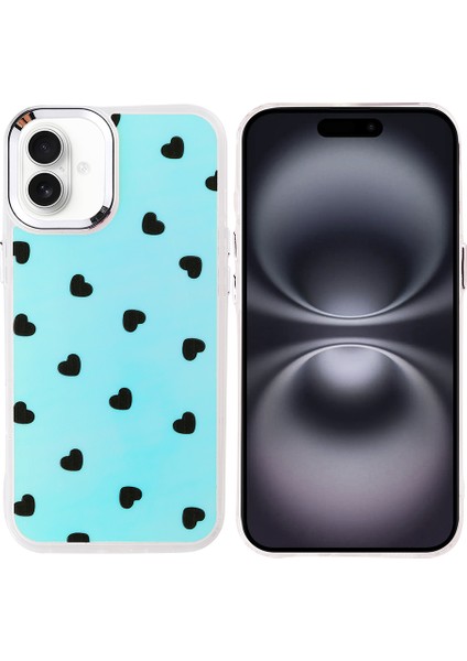 iPhone 16 Plus Kılıf Airbag Tasarımlı Frm Hadra Kapak - Kalp