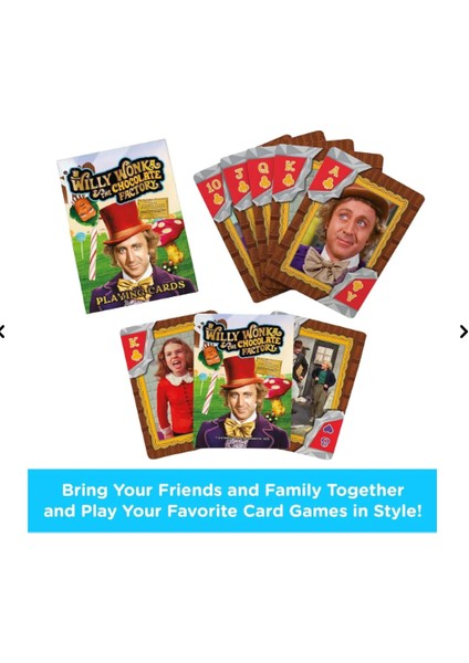 Willy Wonka The Chocolate Factory Oyun Kartları fırsatları