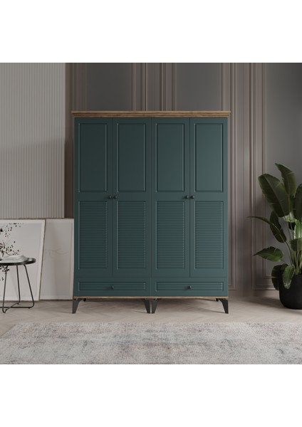 Nisa 4 Kapaklı Gardırop Dolap 160cm
