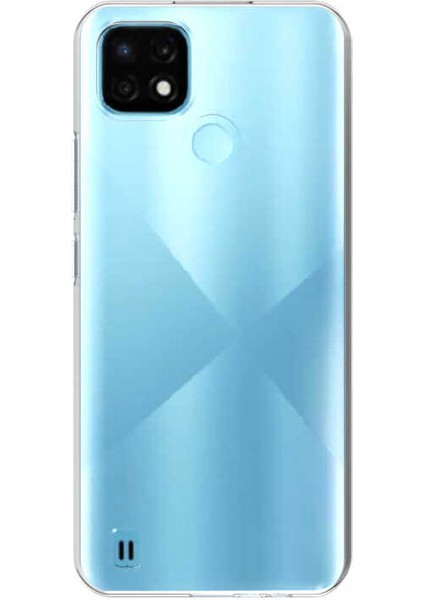 Realme C21 Kılıf Kflg Süper Silikon Kapak-Renksiz modelleri