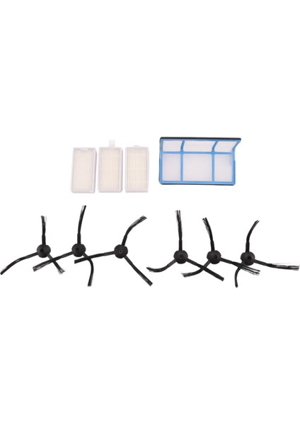 V3 V3S V5 V5S Pro Robot Süpürge Için Yedek, 1x Birincil Filtre + 3x Filtre + 6x Yan Fırça (Yurt Dışından) fiyatları