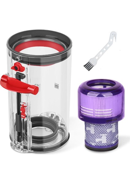V11 V15 SV14 SV15 SV22 Elektrikli Süpürge Aksesuarı Toz Toplama Kovası Için Yedek Toz Haznesi ve Filtre (Yurt Dışından)