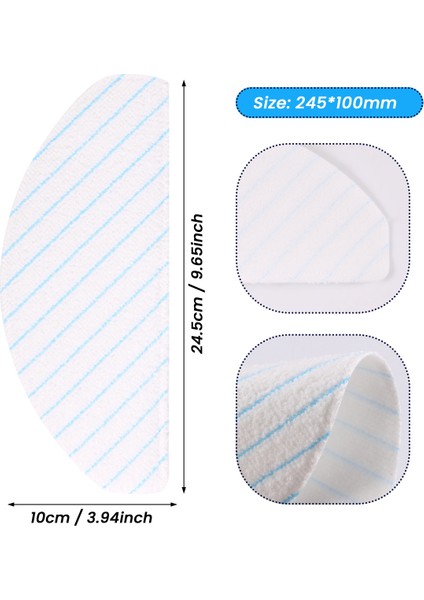 Ozmo T8 Robot Süpürge ile Uyumlu 100 Paket Tek Kullanımlık Paspas Pedleri (Yurt Dışından) fırsatları