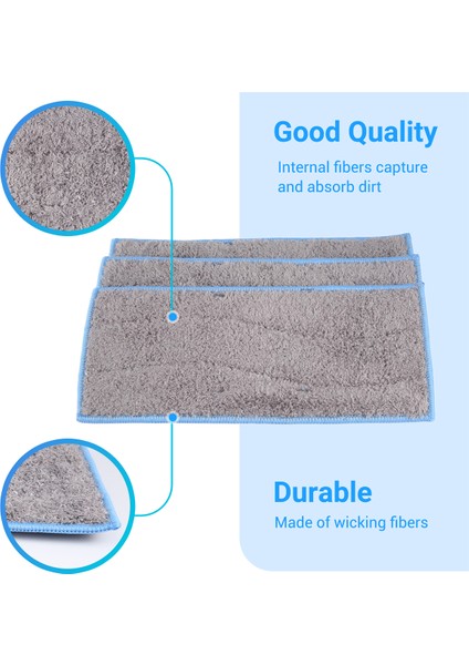 Jet M6 (6110) Wi-Fi Bağlantılı Robot Mop Elektrikli Süpürge Yedek Parçaları Için 12 Adet Temizlik Bezi Aksesuarları (Yurt Dışından) fırsatları